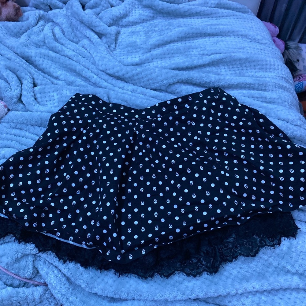 Goth mini skirt